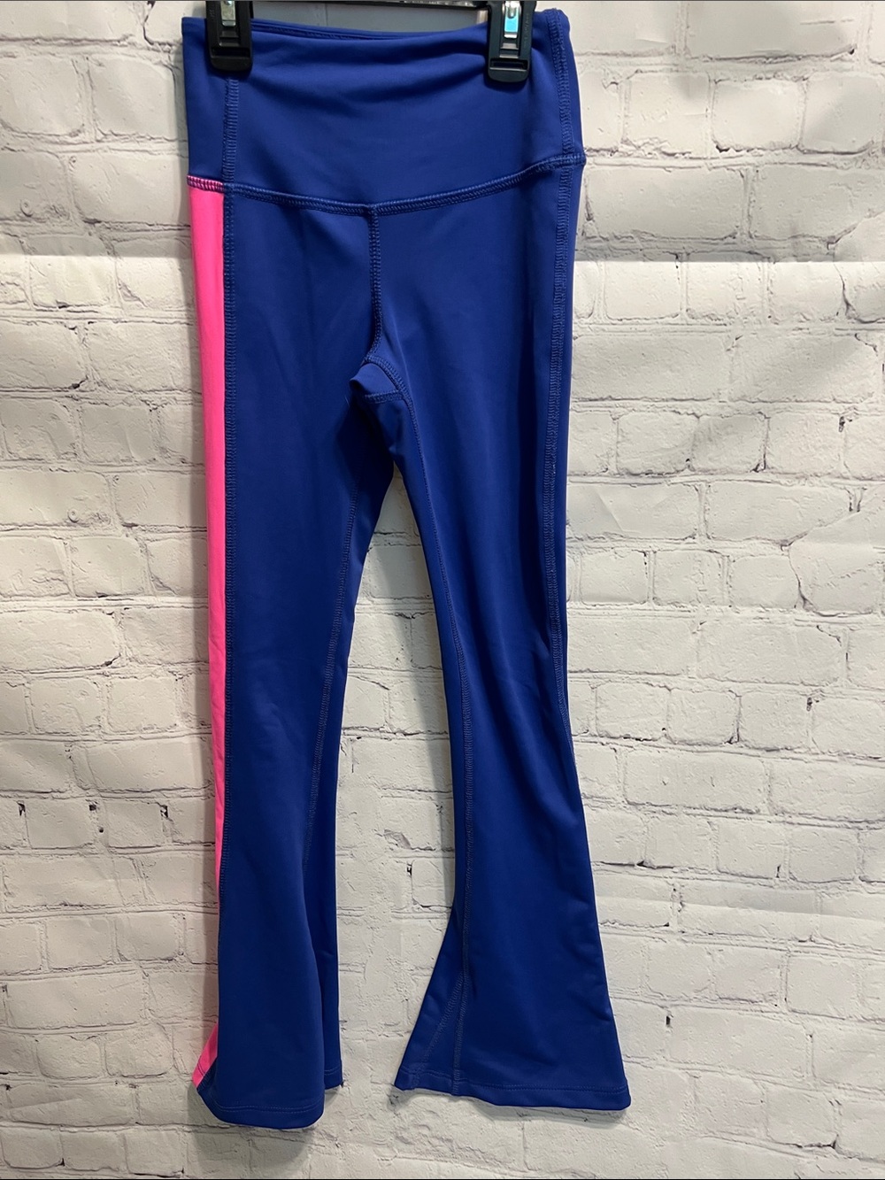 Tiger Friday flare leggings Blue and Pink